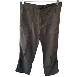 Sanctuary Cropped Cargo Pants SZ 28 Green Street Wear Casual Womens Casual Boho